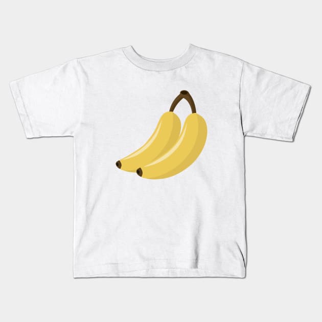 Banana Buddies: A Peel of a Pair Kids T-Shirt by Salaar Design Hub